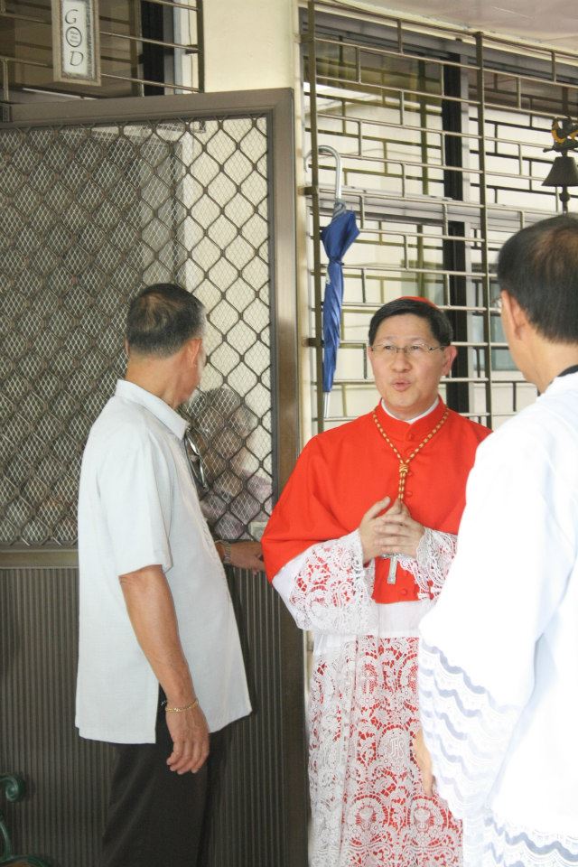 Welcoming of Cardinal Tagle (1)